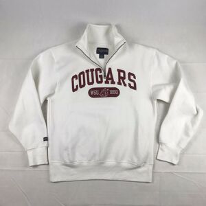 Jansport WSU Off White Pullover Washington State University Cougars vintage sz S